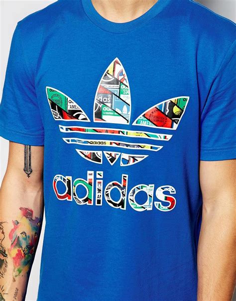 original adidas logo t shirt|Adidas copy t shirt.